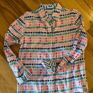 Multicolor Patterned Women's Top